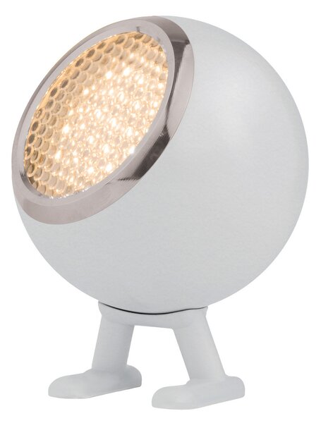 Stolne Lampa MR. WATTSON, Norbitt, prigušiv, Bijela, Dnevna soba, Aluminij, Moderan