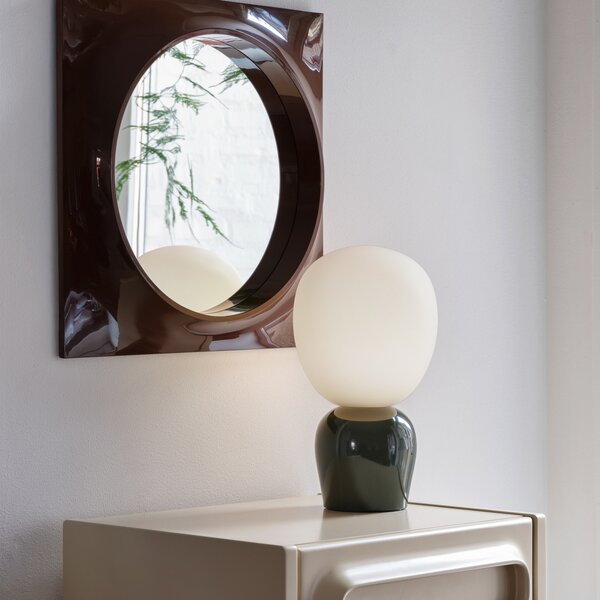 Stolne Lampa Belid, Buddy, Zelena, Dnevna soba, Staklo, Dizajn