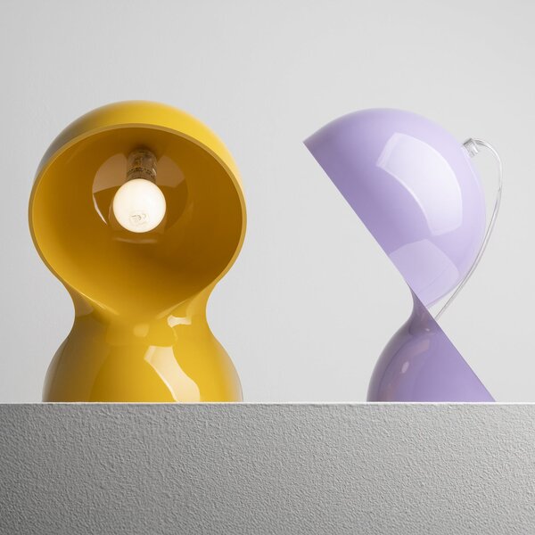 Stolne Lampa Artemide, Dalú, Ljubičasta, Dnevna soba, Plastika, Dizajn