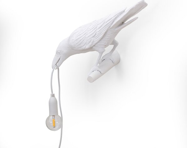 Stolne Lampa SELETTI, Bird Lamp, Bijela, Dnevna soba, Plastika, Dizajn