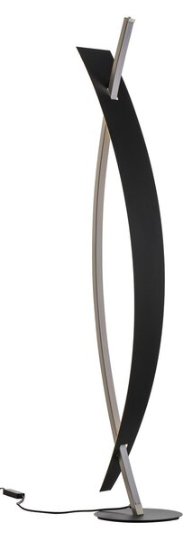 Podne Lampa Lucande, Marija, prigušiv, Crno, Dnevna soba, Metal, Moderan