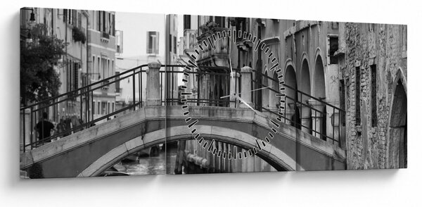 Slika - Pogled na Veneciju (sa satom) (90x30 cm)