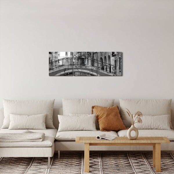 Slika - Pogled na Veneciju (sa satom) (90x30 cm)