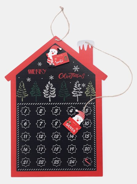 Sinsay - Magnetni adventski kalendar u obliku kućice s Djedom Božićnjakom