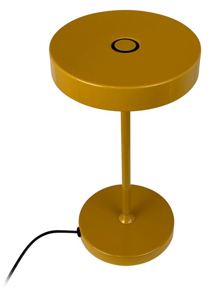 Stolne Lampa Dyberg Larsen, Starlight, prigušiv, Žuta, Dnevna soba, Metal, Dizajn