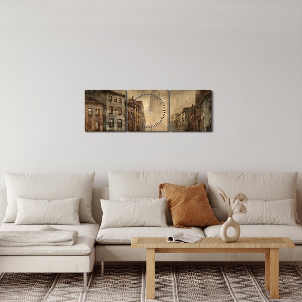 Slika - Slikarstvo grada (sa satom) (90x30 cm)