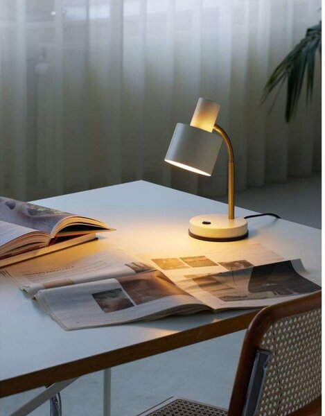 Stolne Lampa Halo Design, Bež, Dnevna soba, Metal