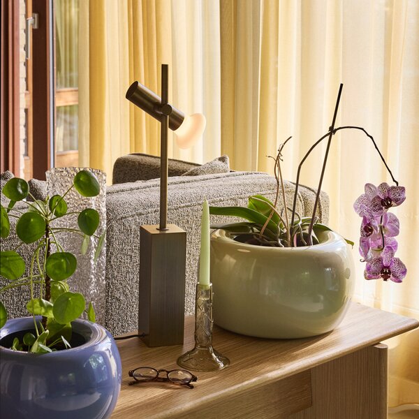 Stolne Lampa Hübsch, SET, Zlato / mjed, Dnevna soba, Metal, Moderan