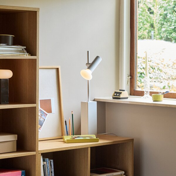 Stolne Lampa Hübsch, SET, Sivo, Dnevna soba, Metal, Moderan