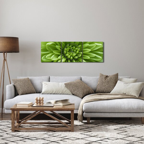 Slika - Makro slika biljke (sa satom) (90x30 cm)