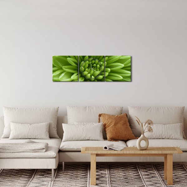 Slika - Makro slika biljke (sa satom) (90x30 cm)