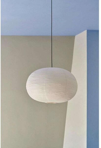 HAY Paper Shade Ellipse lampaš, 70 cm – bez kabelskog seta, Bijela, Dnevni boravak/blagovaonica, Papirnati karton