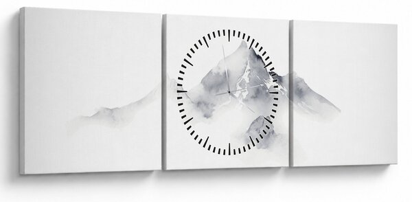 Slika - Slikanje planina tušem (sa satom) (90x30 cm)