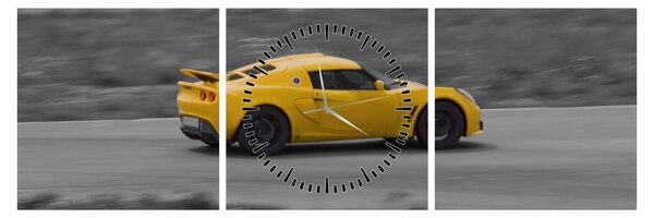 Slika - Brz auto (sa satom) (90x30 cm)