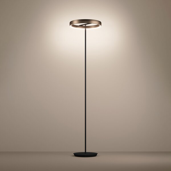 Podne Lampa Stars of Light, Trabuco, prigušiv, Smeđa / hrđa, Dnevna soba, Aluminij, Moderan