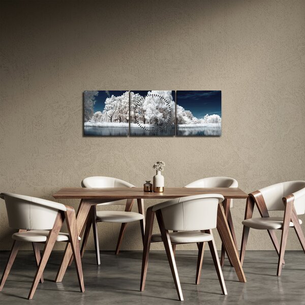 Slika - Snjeguljica stabla (sa satom) (90x30 cm)