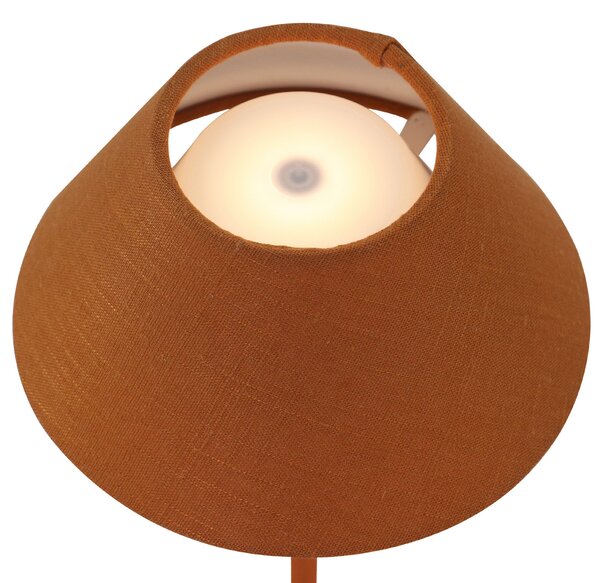 Stolne Lampa Watt & Veke, Teya, prigušiv, Smeđa / hrđa, Dnevna soba, Metal, Dizajn