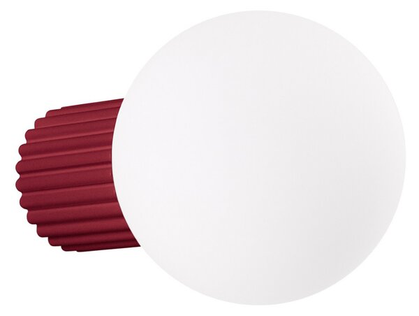 Zidne Svjetiljka SOLLUX LIGHTING, ORBI, prigušiv, Crvena, Kupaonica, Aluminij