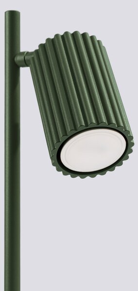 Stolne Lampa SOLLUX LIGHTING, ALORA, Zelena, Dnevna soba, Aluminij