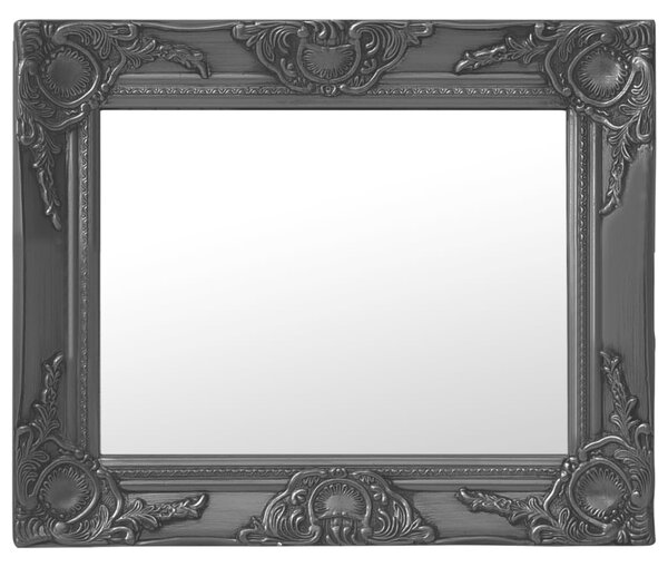 VidaXL Zidno ogledalo u baroknom stilu 50 x 40 cm crno