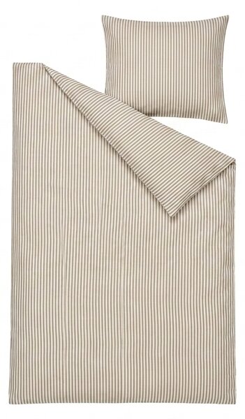 Pamučna posteljina SOFT STRIPES bež boje Dimenzije posteljine: 70 x 80 cm | 140 x 200 cm