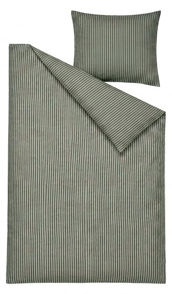 Pamučna posteljina SOFT STRIPES zelena Dimenzije posteljine: 70 x 80 cm | 140 x 200 cm