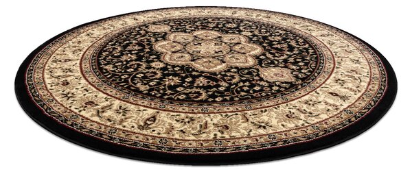 Tepih ROYAL ADR krug uzorak 521 crno