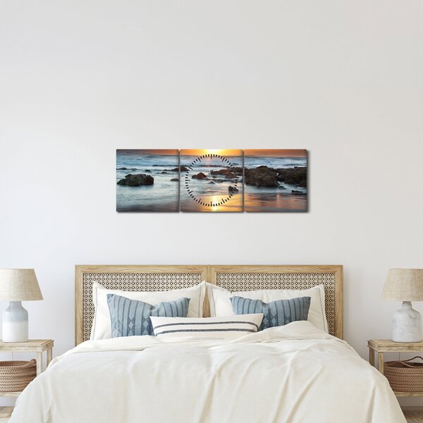 Slika - Suncem okupano more (sa satom) (90x30 cm)