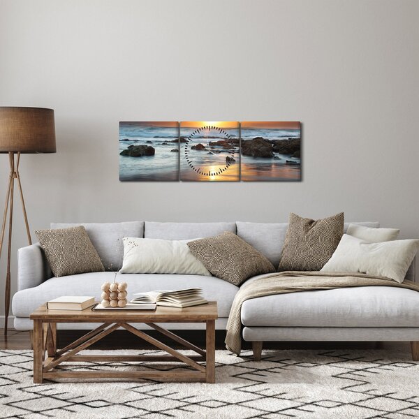 Slika - Suncem okupano more (sa satom) (90x30 cm)