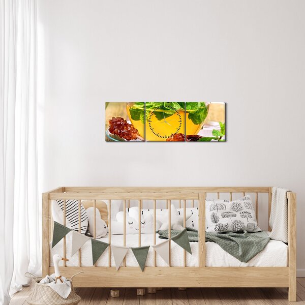 Slika - Čaj (sa satom) (90x30 cm)