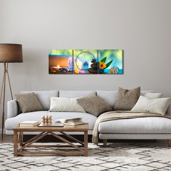 Slika - Opuštanje (sa satom) (90x30 cm)