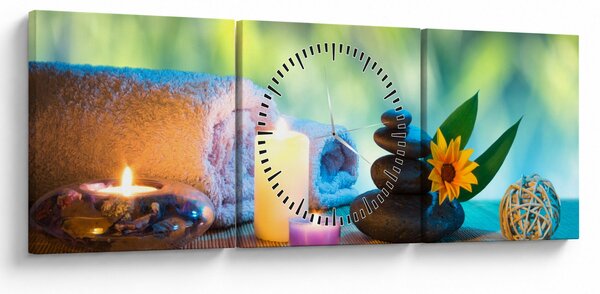 Slika - Opuštanje (sa satom) (90x30 cm)
