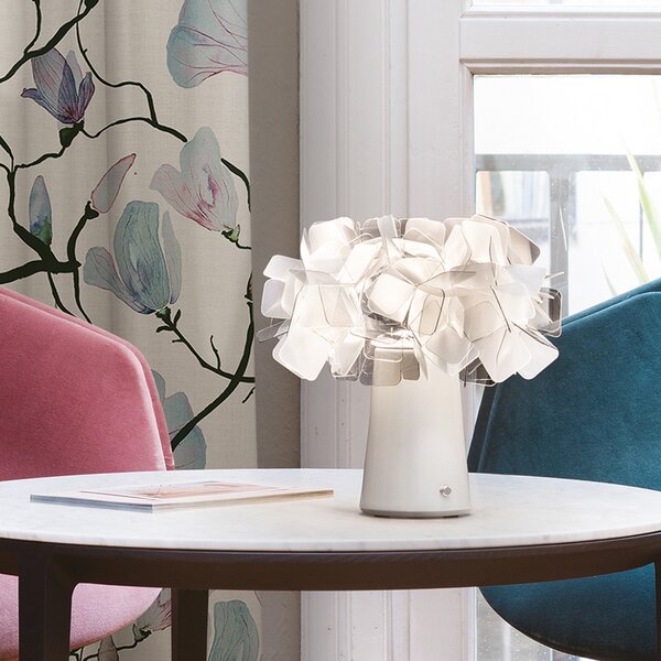 Stolne Lampa Slamp, Clizia, prigušiv, Sivo, Dnevna soba, Plastika, Dizajn