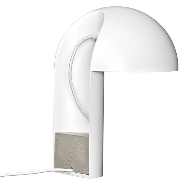 Stolne Lampa GEJST, Leery, Bijela, Dnevna soba, Metal, Dizajn