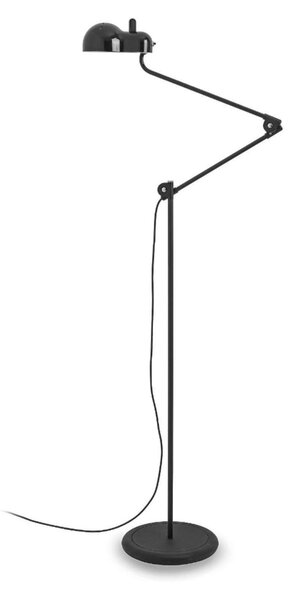 Podne Lampa Stilnovo, Topo, Crno, Dnevna soba, Metal, Dizajn
