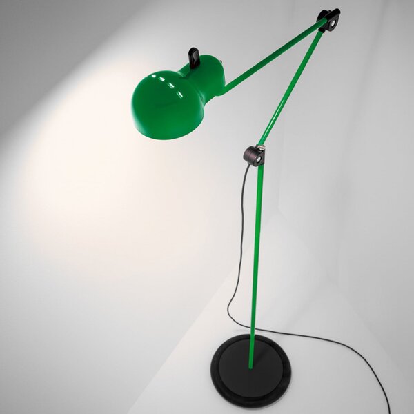 Podne Lampa Stilnovo, Topo, Zelena, Dnevna soba, Metal, Dizajn