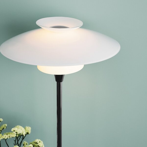 Podne Lampa Halo Design, SCANDINAVIA, Krom, Dnevna soba, Staklo, Skandinavski