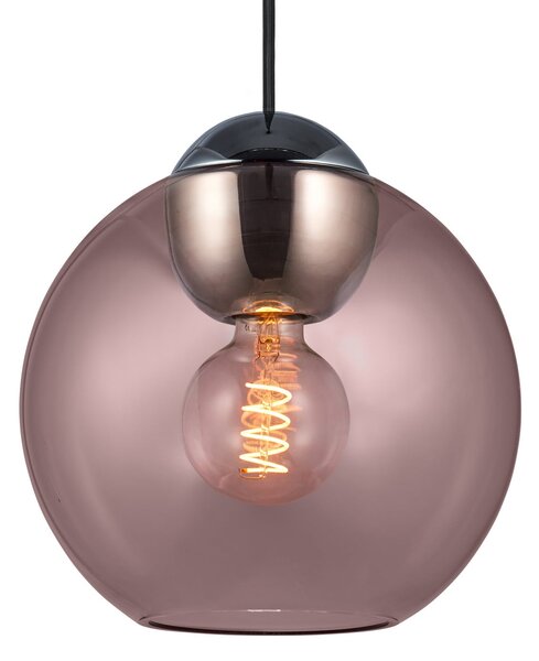 Viseće Svjetiljka Halo Design, BUBBLES, prigušiv, Ružičasta ruža, Dnevna soba, Staklo, Dizajn