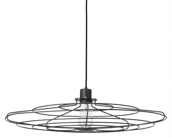 Viseće Svjetiljka Halo Design, RADIO, prigušiv, Sivo, Dnevna soba, Metal, Dizajn