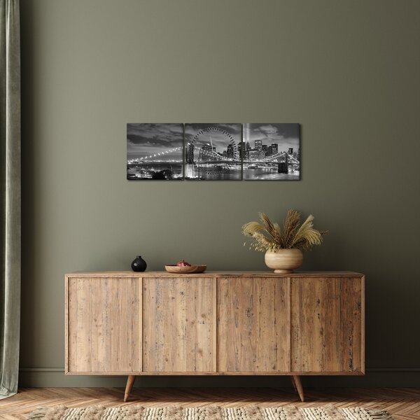 Slika - Brooklynski most (sa satom) (90x30 cm)