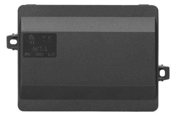 Junction boxes S elastic cut-off glands 90 x 135mm click IP54, Crna