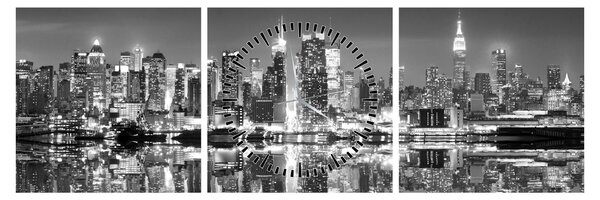 Slika - New York, crno-bijelo (sa satom) (90x30 cm)