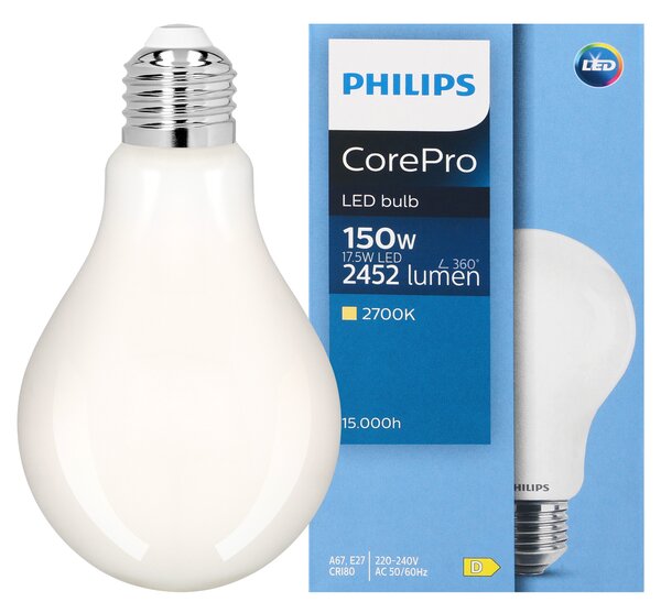 Philips CorePro E27 A67 LED Žarulja, 17.5W, 2452lm, 2700K