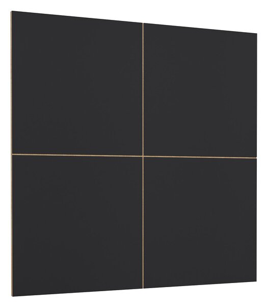 Zidni panel Celcey Typ 03 (hrast wotan + crna)