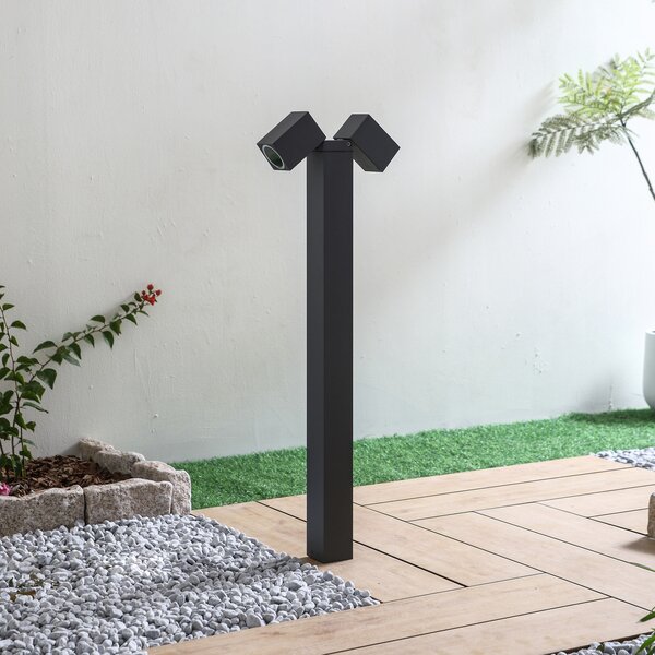 Vanjske Svjetiljka Lindby, Othil, prigušiv, Sivo, Balkon, Aluminij, Moderan