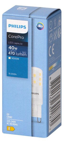 Philips CorePro G9 LED Žarulja, 3.7W, 470lm, 3000K