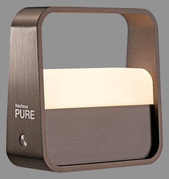Stolne Lampa PURE, PURE Go, prigušiv, Smeđa / hrđa, Dnevna soba, Aluminij, Moderan