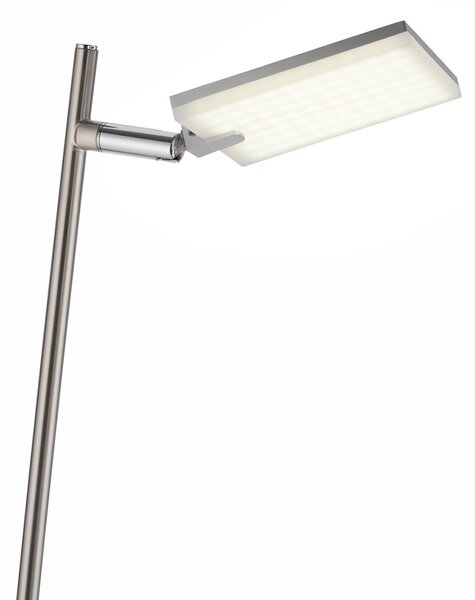 Podne Lampa PURE, Pure Mira, prigušiv, Sivo, Dnevna soba, Metal, Moderan