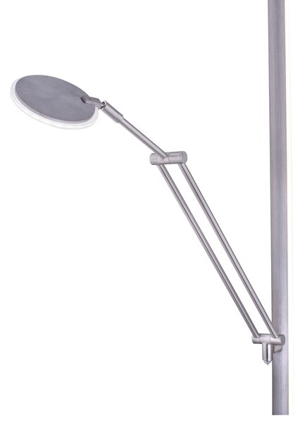 Podne Lampa PURE, PURE Mutil, prigušiv, Sivo, Dnevna soba, Metal, Moderan