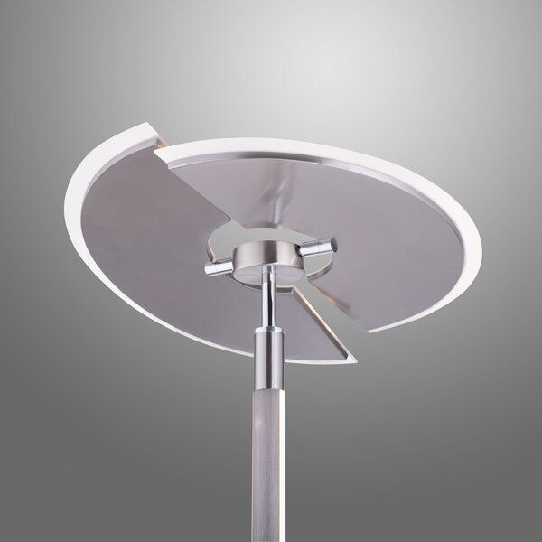 Podne Lampa PURE, PURE Mutil, prigušiv, Sivo, Dnevna soba, Metal, Moderan